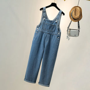 Wardrobe Basics Ripped Denim Romper Shorts Jean overalls