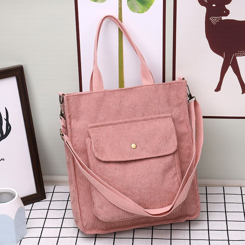 Rib Corduroy Mni Backpack Purse Crossbody Messenger Bag