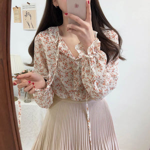 Cute Ruffle Pleated Mini A Line Skirt Outfit Casual