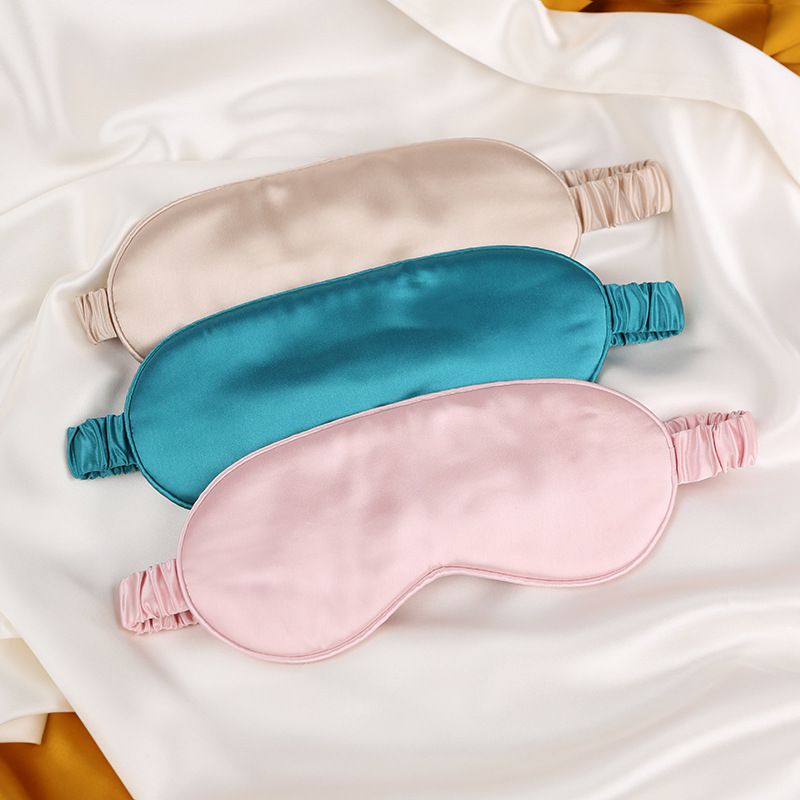 22 Momme Slip Silk Sleep Eye Mask With Elastic Band sunifty