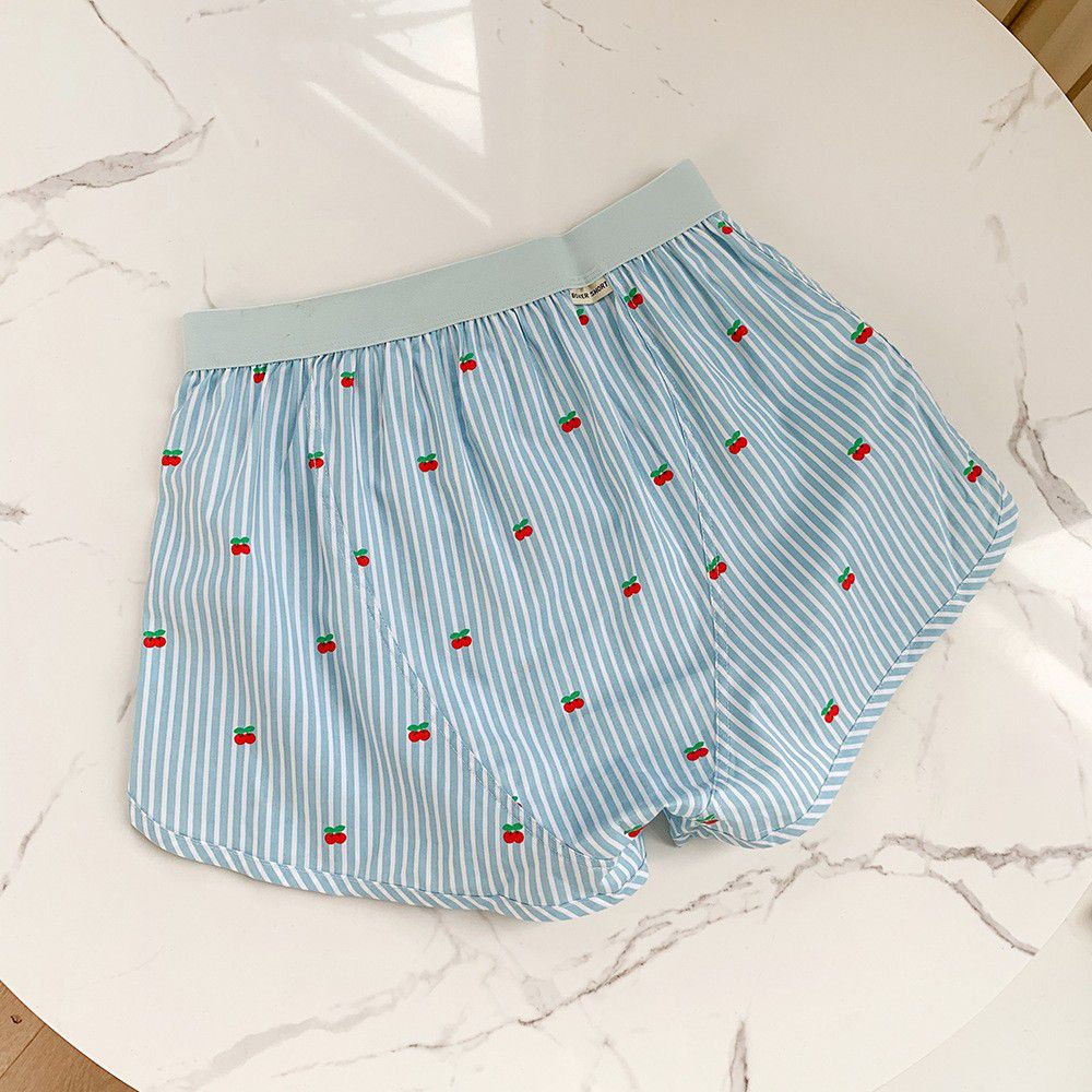 Unisex Stripes Floral Prints Summer Beach Boxers Briefs Underwear