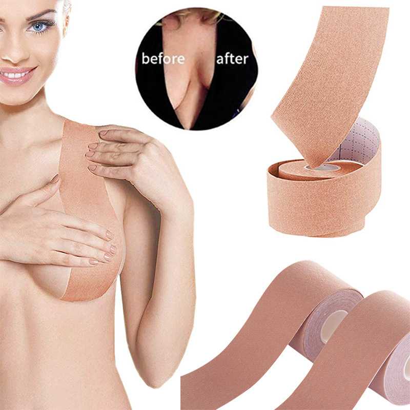 Waterproof Breast Lift Booby Tape Invisible Boob Bra Tape sunifty