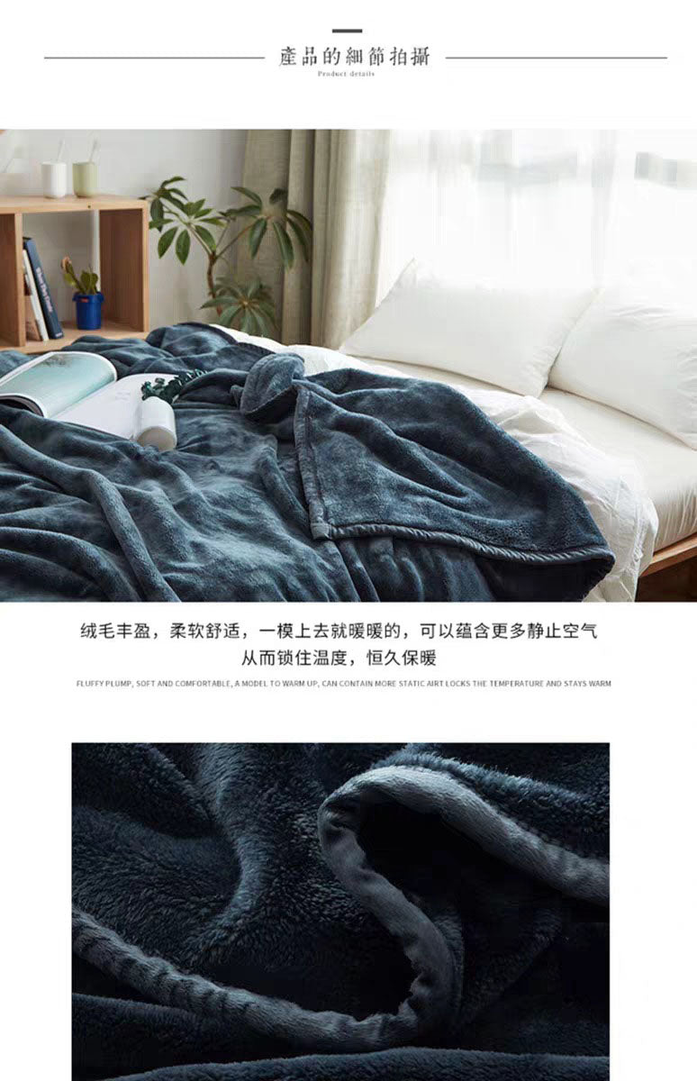 Plush Fuzzy Faux Fur Throw Sherpa Fleece Blankets
