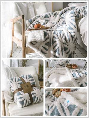 Soft Plush Faux Fur Sherpa Fleece Bed Throw Blanket