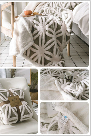 Soft Plush Faux Fur Sherpa Fleece Bed Throw Blanket
