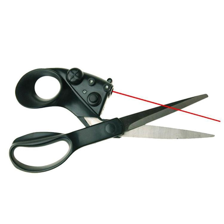 Professional Straight Cut Laser Scissors For Fabrics Paper