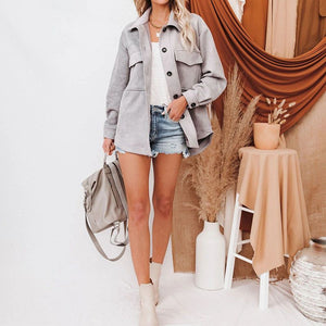 Winter Boiled Wool Blend Woolen Coat For Women