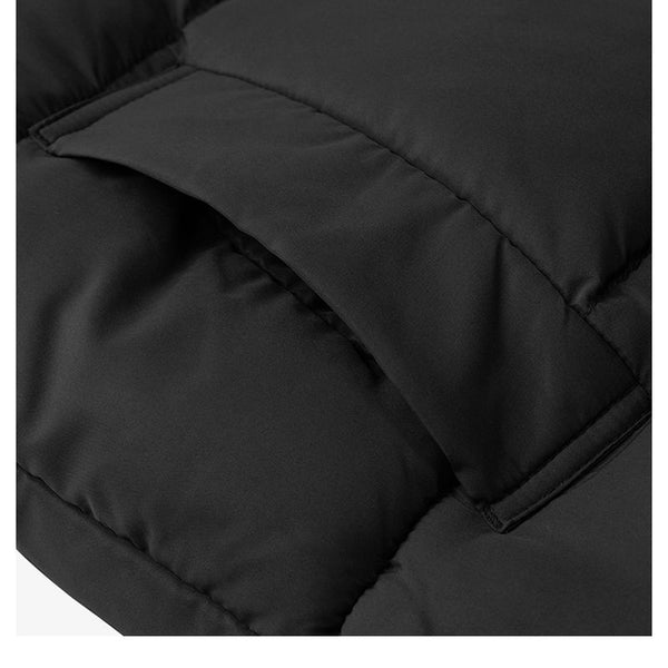 Quilted Stand Collar Puffer Jacket Vest