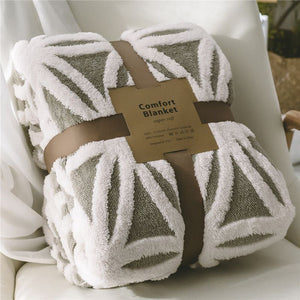 Soft Plush Faux Fur Sherpa Fleece Bed Throw Blanket