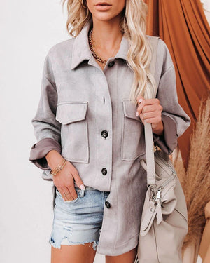 Winter Boiled Wool Blend Woolen Coat For Women