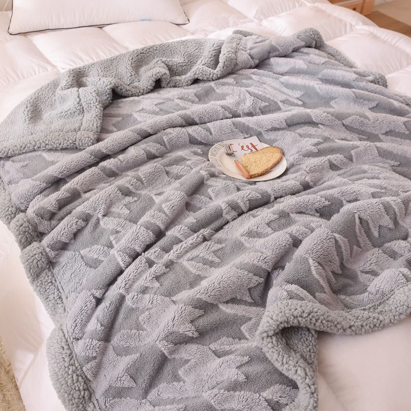 Soft Plush Faux Fur Sherpa Fleece Bed Throw Blanket
