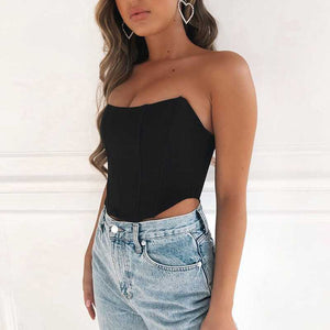 Waist Training Corset Bustier Tops Strapless