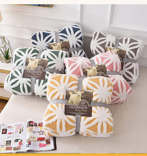 Soft Plush Faux Fur Sherpa Fleece Bed Throw Blanket