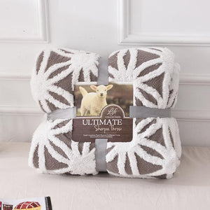 Soft Plush Faux Fur Sherpa Fleece Bed Throw Blanket