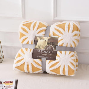 Soft Plush Faux Fur Sherpa Fleece Bed Throw Blanket