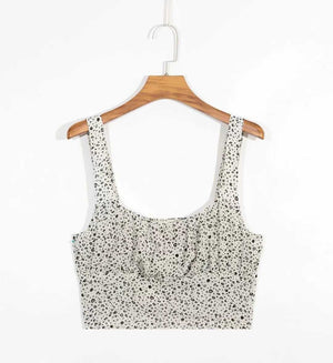 Pretty ruched Tank Top Women's Sleeveless Scrunch Shirt