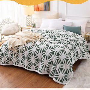 Soft Plush Faux Fur Sherpa Fleece Bed Throw Blanket