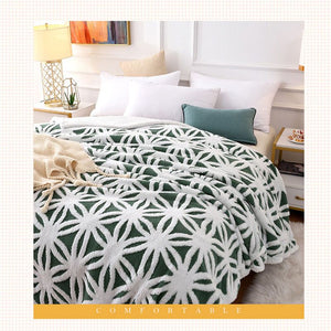 Soft Plush Faux Fur Sherpa Fleece Bed Throw Blanket