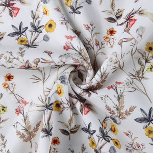Vintage Floral Afternoon Tea Garden Off Shoulder High Slit Cottage Core Dress