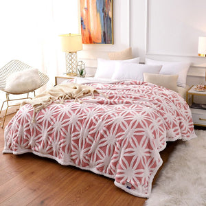 Soft Plush Faux Fur Sherpa Fleece Bed Throw Blanket
