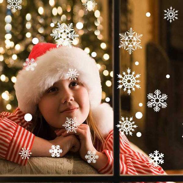 Christmas Decorations Holiday Window Sticker Xmas Glass Stickers Decals