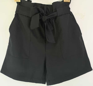 Casual High Waisted Paperbag Shorts Summer
