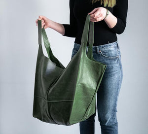 Brown Leather Womens Tote Bags School Handbags