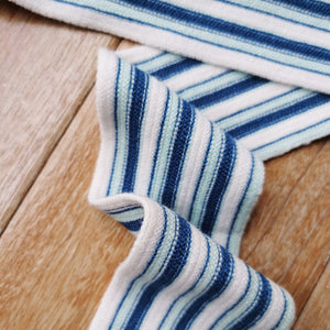 Color Block Rainbow Vertical Stripes Plunge Knit Halter Neck Crop Top