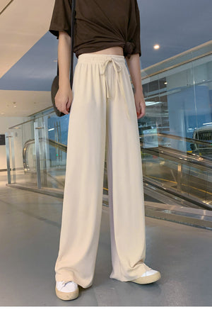 Womens Wide Leg Palazzo Trousers Plus Size Wide Bottom Palazzo Pants