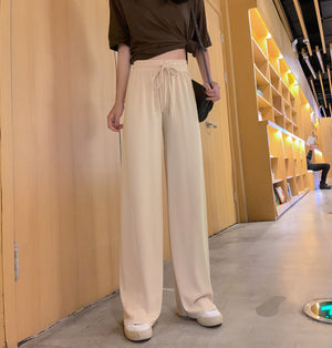 Womens Wide Leg Palazzo Trousers Plus Size Wide Bottom Palazzo Pants