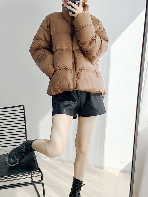 Warmest Packable Bubble Padded Short Puffer Jacket Women