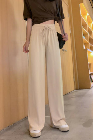 Womens Wide Leg Palazzo Trousers Plus Size Wide Bottom Palazzo Pants
