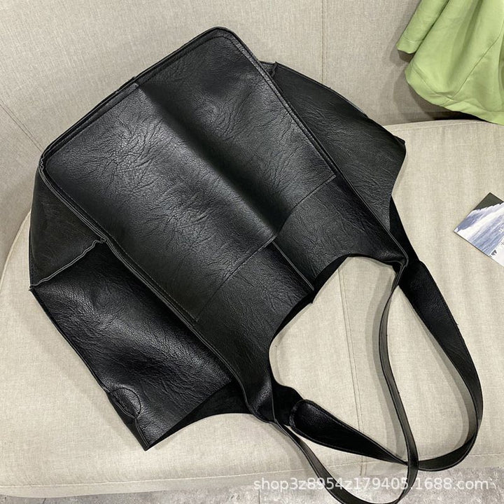 Brown Leather Womens Tote Bags School Handbags