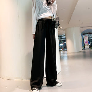 Womens Wide Leg Palazzo Trousers Plus Size Wide Bottom Palazzo Pants
