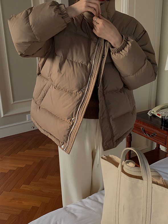 Warmest Packable Bubble Padded Short Puffer Jacket Women