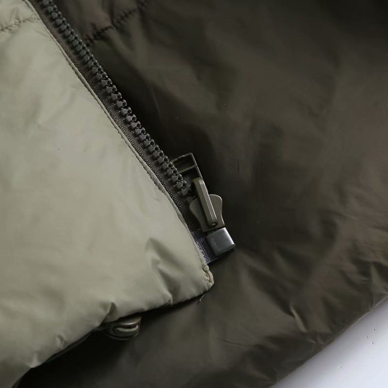 Funnel Neck Puffer Crop Padded Gilet Sleeveless Bodywarmer Vest