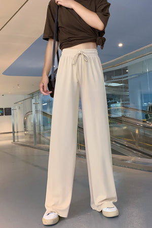 Womens Wide Leg Palazzo Trousers Plus Size Wide Bottom Palazzo Pants