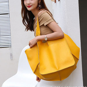 Brown Leather Womens Tote Bags School Handbags