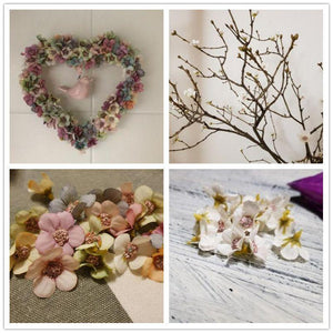 Boho Multicolor Flowers Silk Artificial DIY Flowers For Wedding