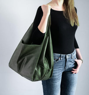 Brown Leather Womens Tote Bags School Handbags