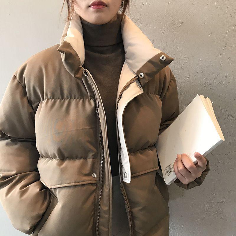Oversized Quilted Winter Puffer Thick Warm Padded Puff Parka Jacket