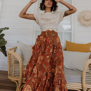 90s sales brown skirt