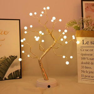 Fairy Decorative Tabletop Bonsai Led Tree Light Lantern Lamp