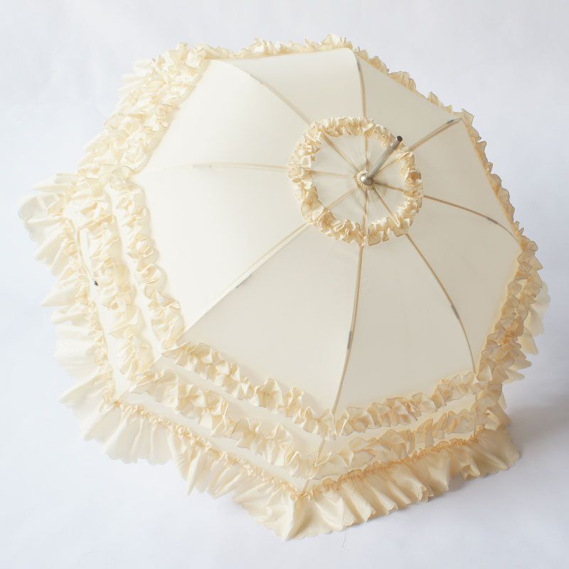 Victorian Inspired Classic Lolita Parasol Retro Wedding Bridal Umbrella