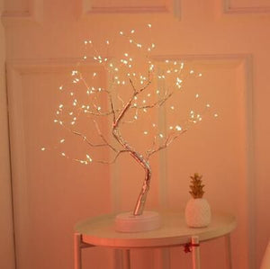 Fairy Decorative Tabletop Bonsai Led Tree Light Lantern Lamp