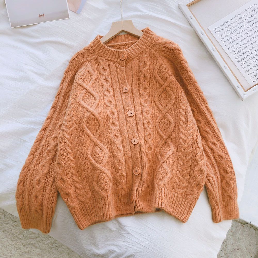 Tailored Fit Twist Braid Breeze Jumper Sweater Bandie Cardigan