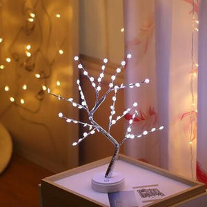 Fairy Decorative Tabletop Bonsai Led Tree Light Lantern Lamp