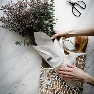 Eco Friendly Organic Fruit and Vegetable Mesh Net Grocery Tote Bag
