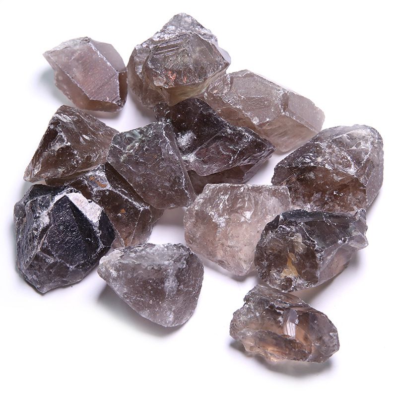 Clear Smoky Quartz Amethyst Crystals Aqua Aura Points Spiritual Stones