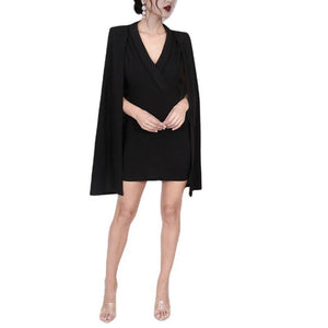 Cool Split Sleeve V Neck Mini Pencil Dress For Events